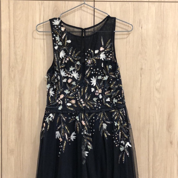 Anthropologie Alexia Admor Embroidered Tulle Dress - Picture 3 of 4